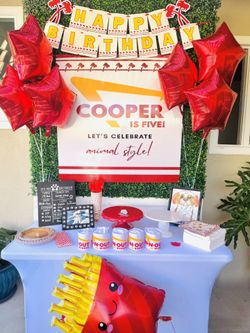 In n Out Birthday Banner 
