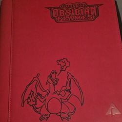 Obsidian Flames 9 - Pocket Top Loader Trading Card Binder
