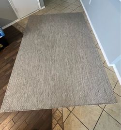 Highland Light Gray/Ivory Indoor/Outdoor Use Area Rug