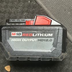Milwaukee m18 red lithium high output hd12.0