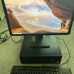 Computer With Dell Monitor 