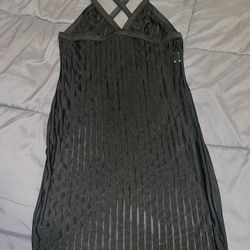 See Through black Sexy Dress