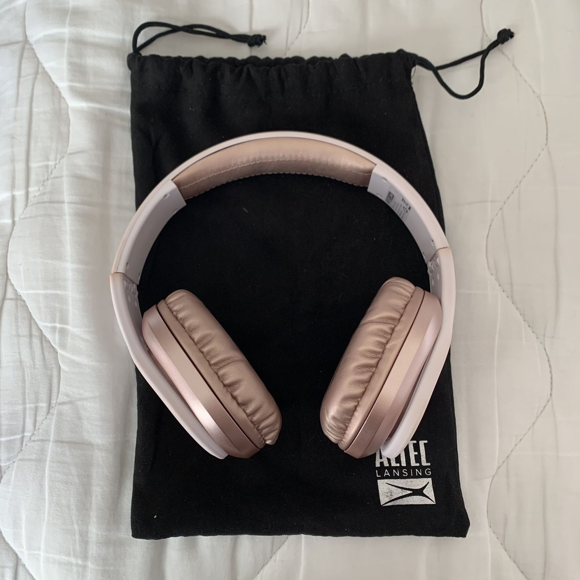 Rose Gold Altec Evolution 2 Over The Ear Wireless Headphones 