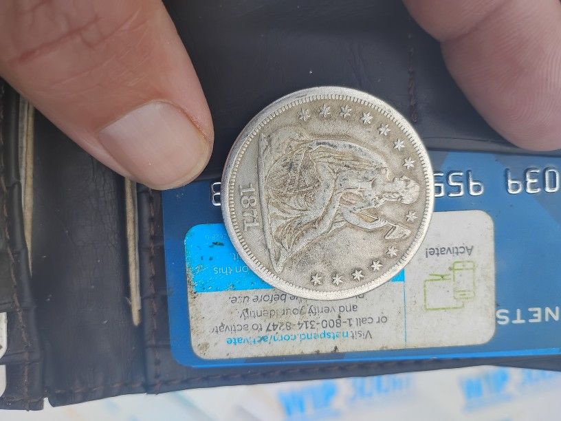 1871 Sliver Dollar