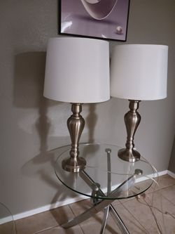 Set of two lamps