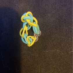 Rainbow loom, ring, size medium