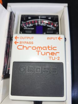 Boss TU-2 Chromatic Tuner in Box w/ All Paperwork Pristine Condition