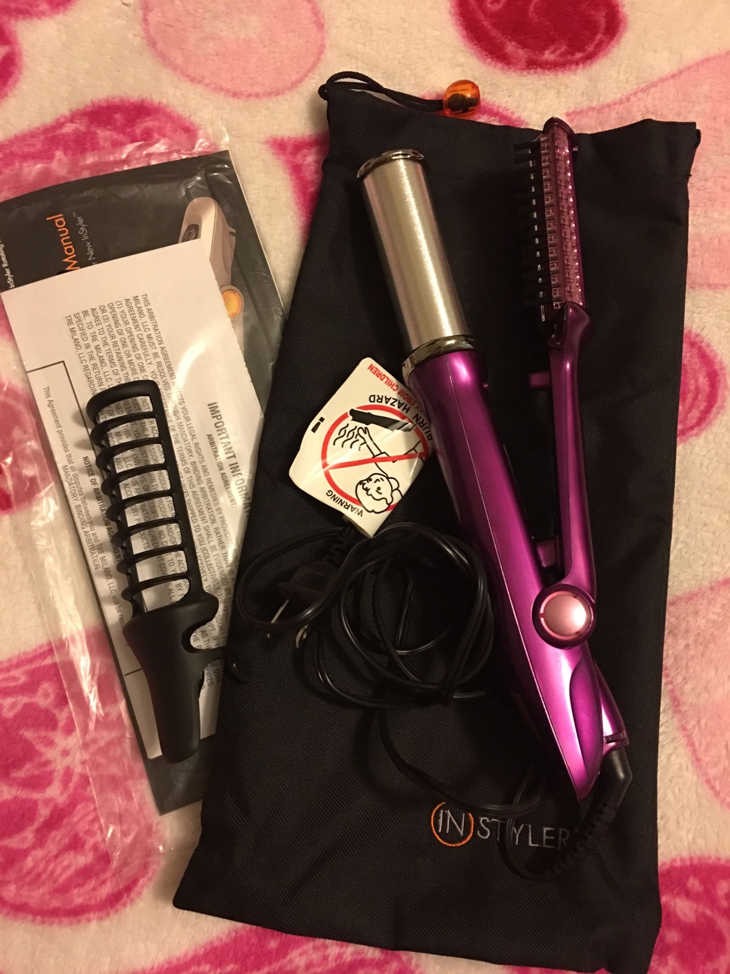 InStyler rotating curling iron (only 1 size left)