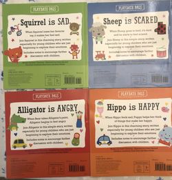 4 PCS Playdate Pals Books