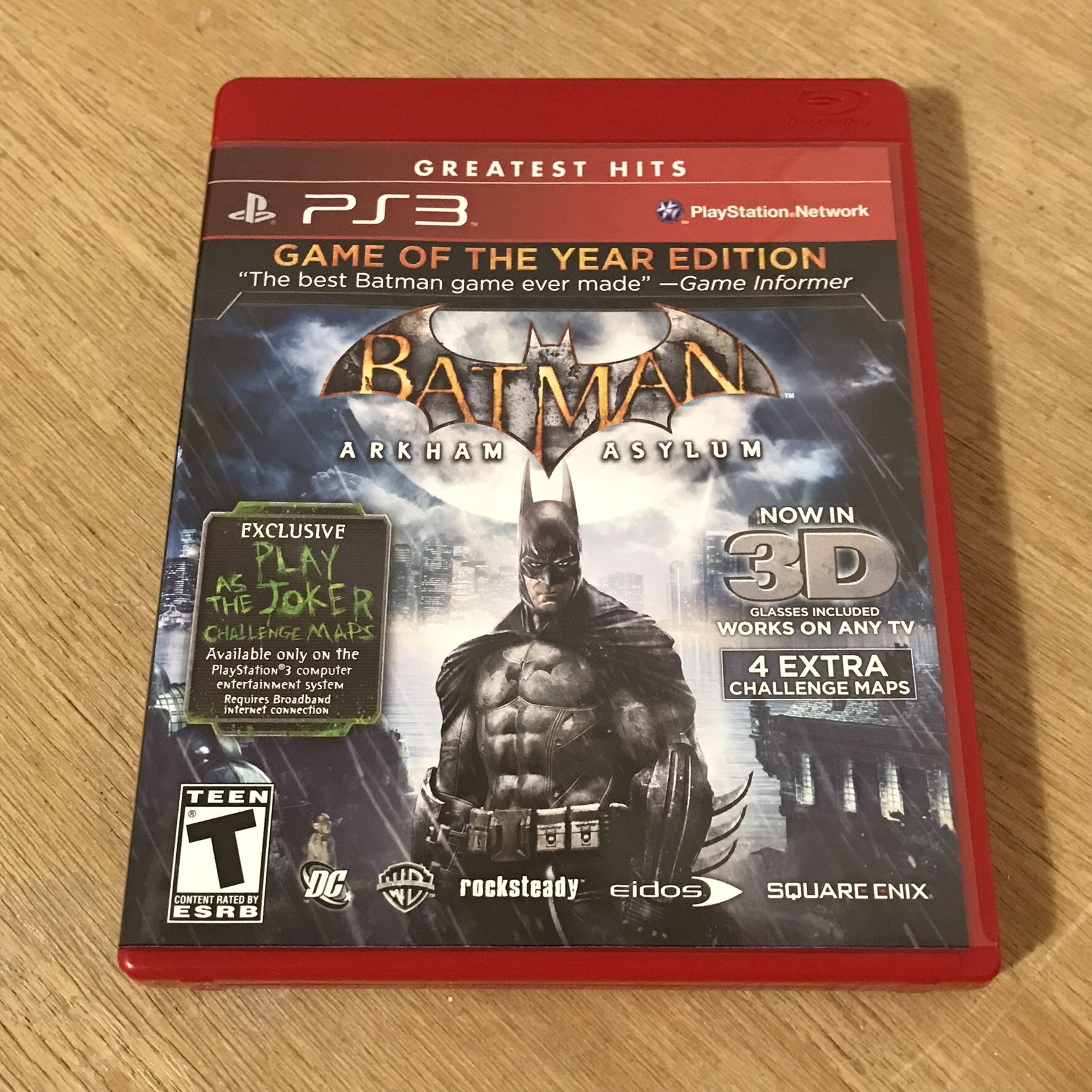 Batman Arkham Asylum Game of The Year Edition PS3