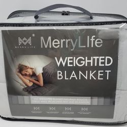 MerryLife Weighted Blanket 15 Pounds 48”x72” Grey
