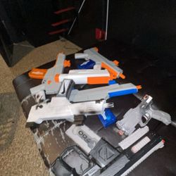 Orange And Grey Splat And Nike Splat 
