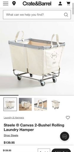 Steele laundry basket