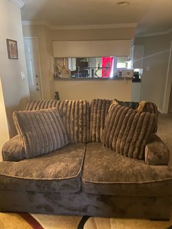 Couch and love seat