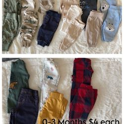 0-3 Month Boy Clothes