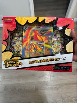 Pokemon Ascended Heroes Mega Emboar ex Box