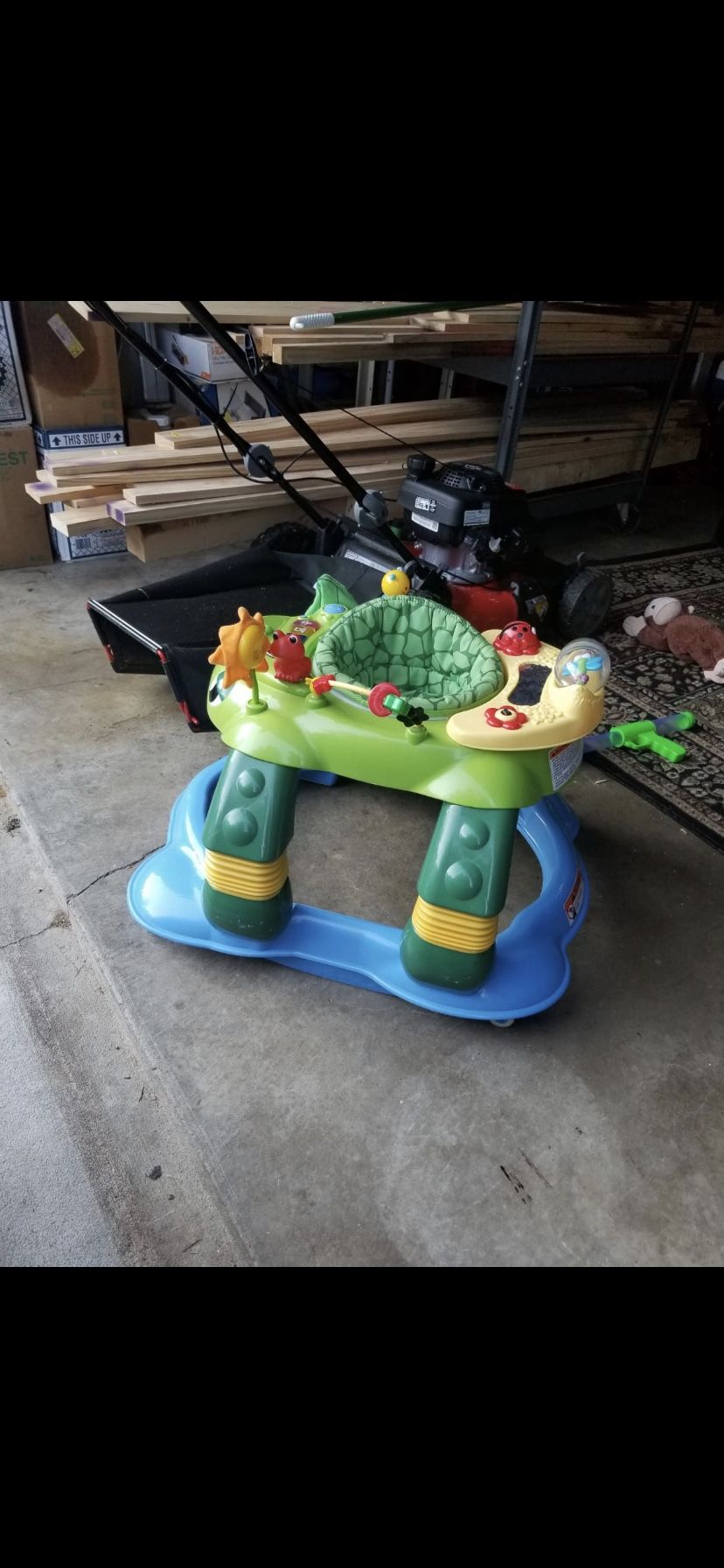 Kids playground walker and high chair