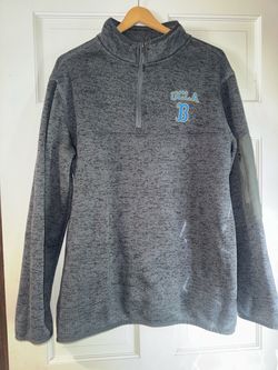 UCLA Bruins Quarter-Zip Fleece Pullover size large