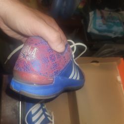 New Red And Blue Adidas Shoes