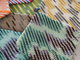 Large double thick cotton potholder/ Hotpads. Price EA