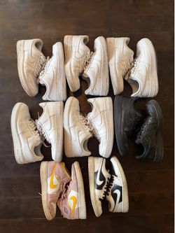 Nike Air Force 1 Lows White, Black, Mids, Jordans size 5 and 8.5 and 9 Take All For $25 Each