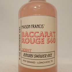 Baccarat Rouge Scented 9oz Shower Gel