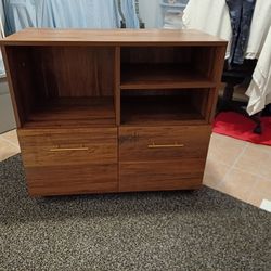 Wooden File Cabinet