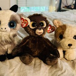 Beanie Baby Bulldog And Beanie Boos
