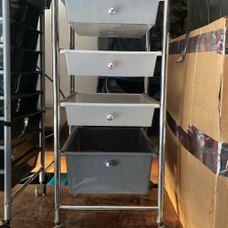 4 Drawer Rolling Cart $20