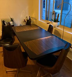 MCM Dining Set / Expandable Table  with Chairs
