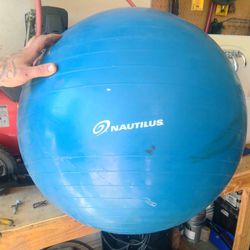 Nautilus Exercise Ball Like New Condition 