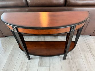 Console Table with Lower Shelf
