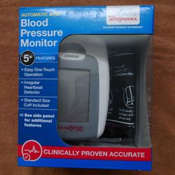 Walgreens WGNBPA-730 Blood pressure Digital Monitor 