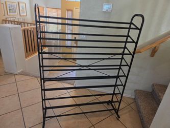 Rolling Shoe Rack