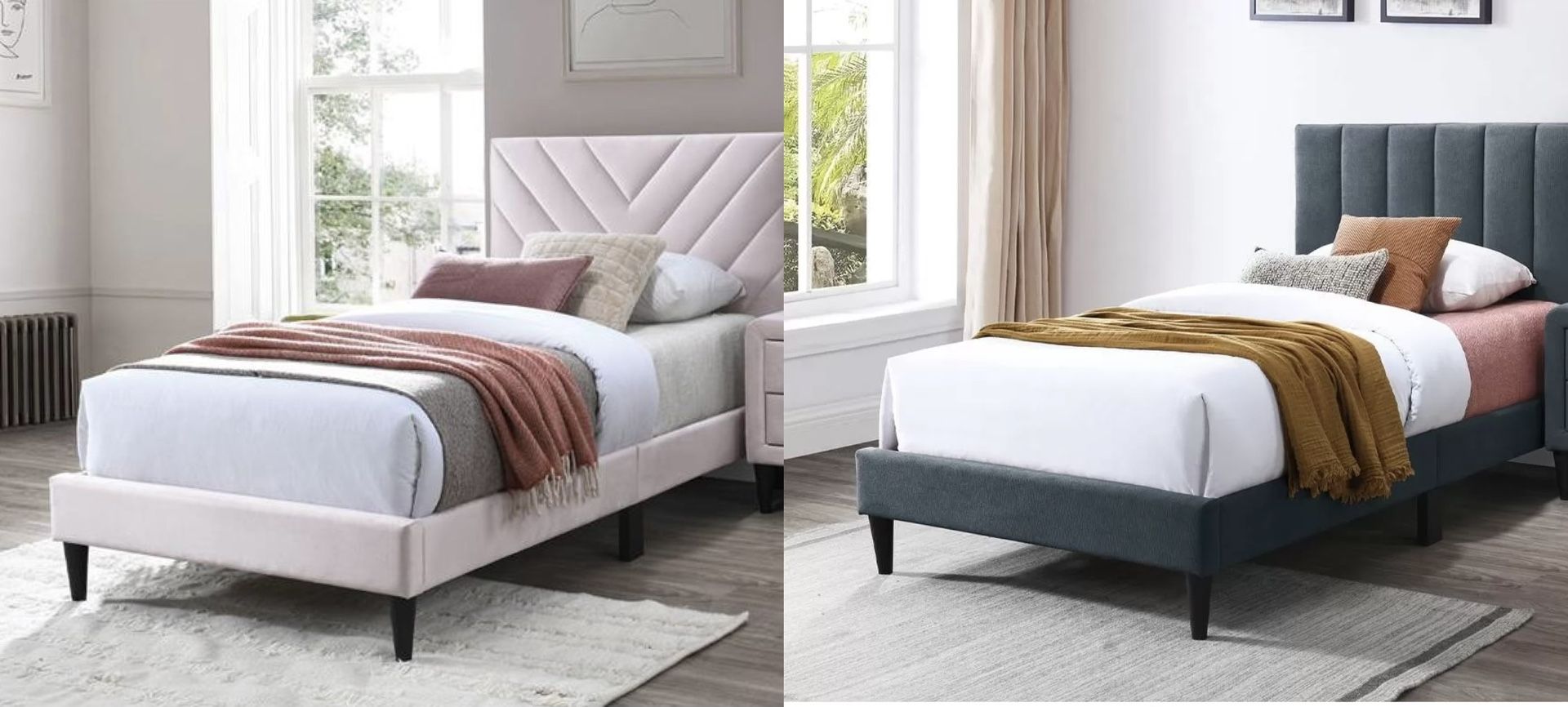 2 Twin Size Bed Frame
