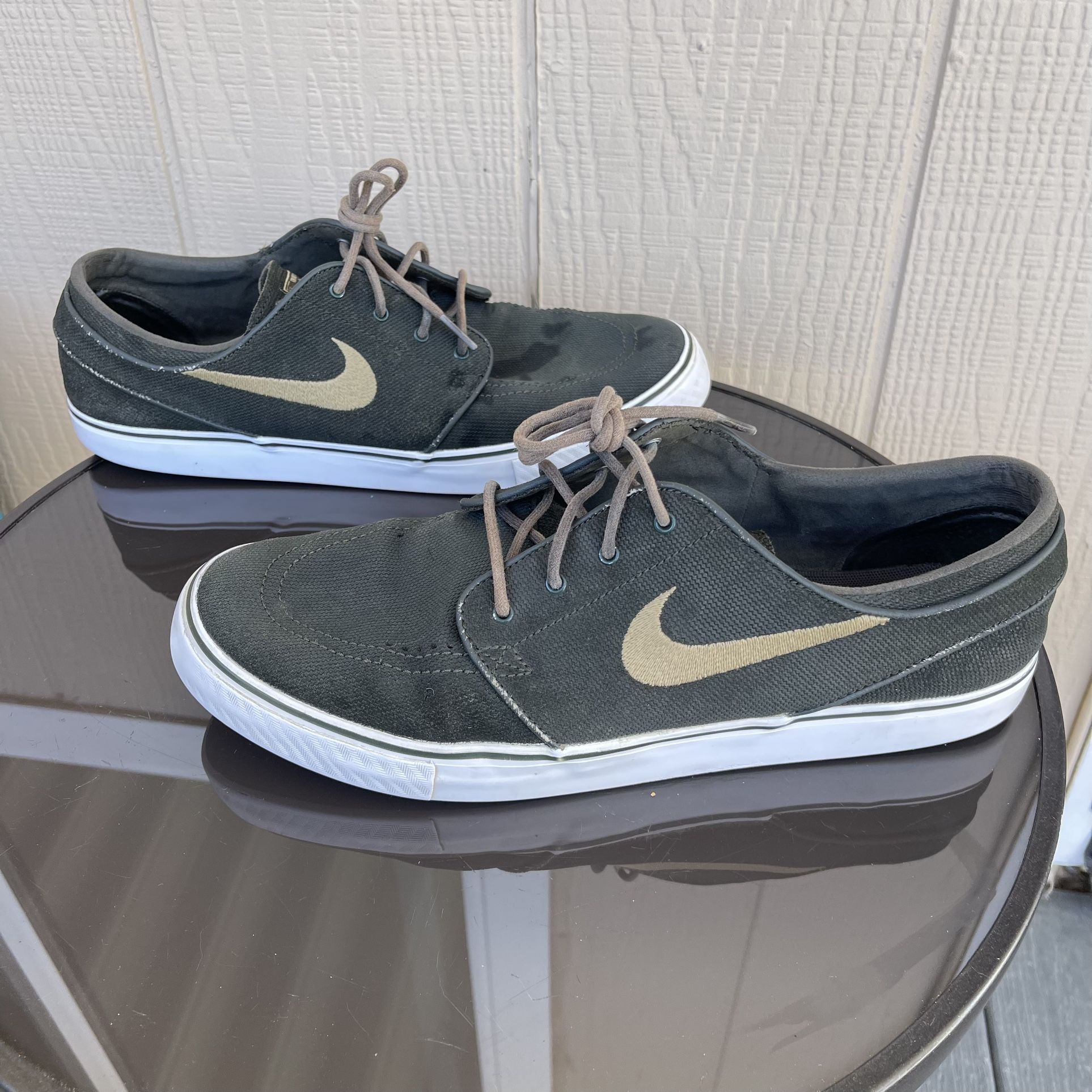 Pre Owned Men Nike SB Zoom Stefan Janoski Skateboarding Shoes 333824-320 Size 12