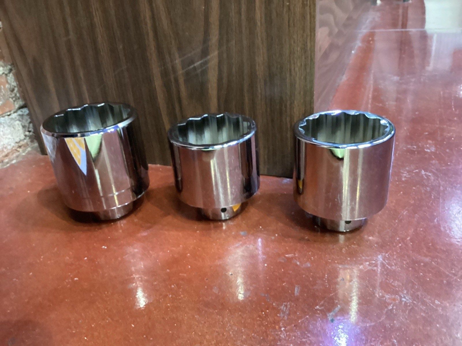 LOT OF 3 WILLIAMS USA 3" SOCKETS 3 1/8", 3" 2-15/16" SHALLOW 12PT SOCKETS