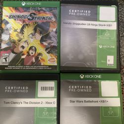 Four Xbox One Games 