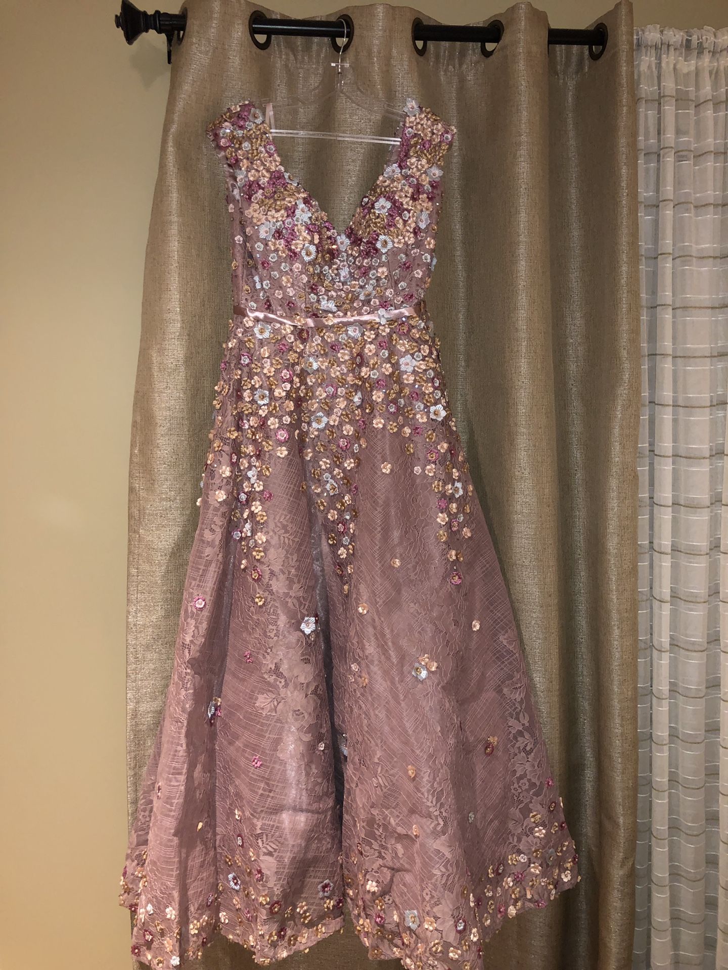 Evening dress gown. Sivalia couture