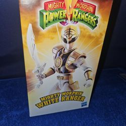 Power Rangers 30th Anniversary White Ranger Figure. VHS Box. New/Sealed