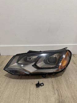2011-2014 VOLKSWAGEN TOUAREG HEADLIGHT DRIVER LEFT SIDE LED XENON OEM READ DESCR