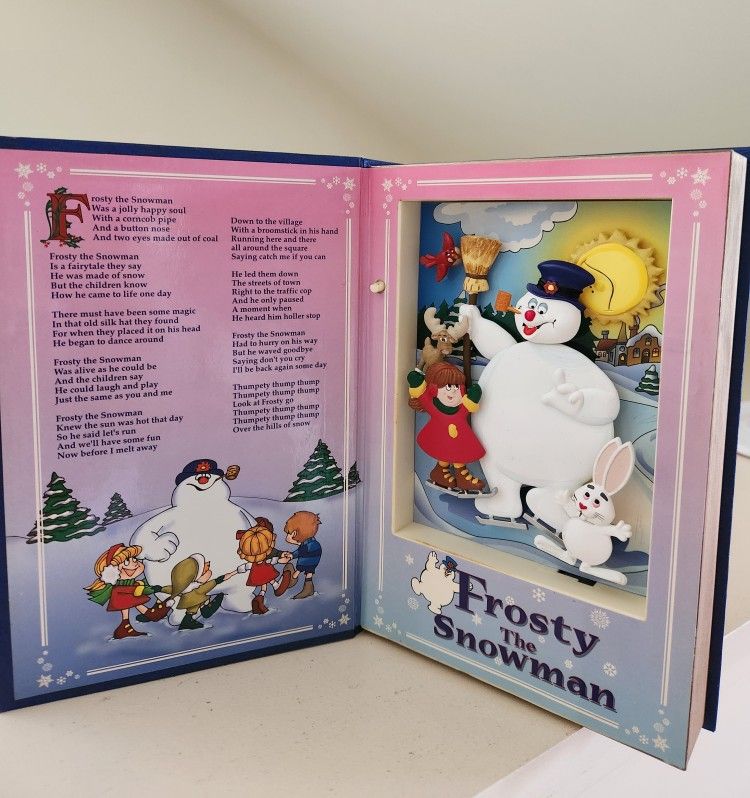 Frosty The Snowman Animated Music Book