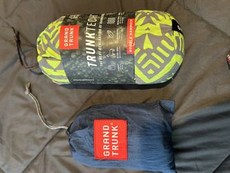 Double Hammock w/ tree trunk straps