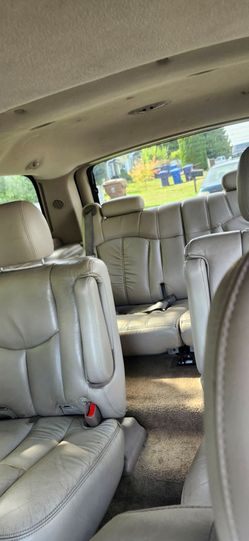 Tan Leather SUV Captain Chairs Interior Seating