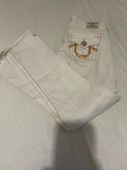 True religion white jeans size 26