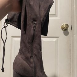 Dark Brown Long Boots 👢 