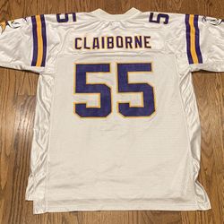 Chris Claiborne #55 Minnesota Vikings NFL Reebok Jersey Size Large