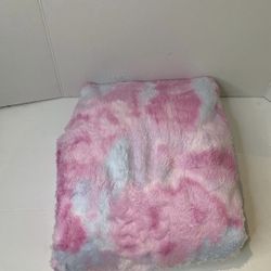 Kids pink unicorn plush Blanket.   (T)