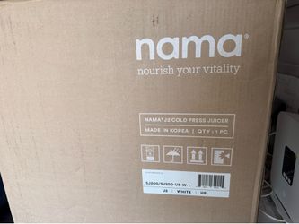 NEW Factory Sealed Nama J2 Cold Press Juicer - White