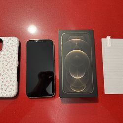 Apple iPhone 12 Pro 256 GB Unlocked With Case And Screen Protector